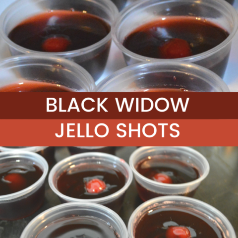 Black Widow Jello Shots