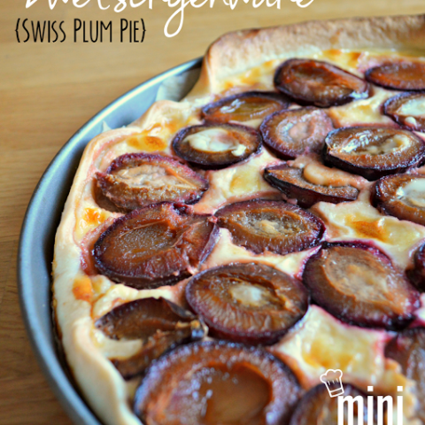 Zwetschgenwähe: Swiss Plum Pie Recipe!