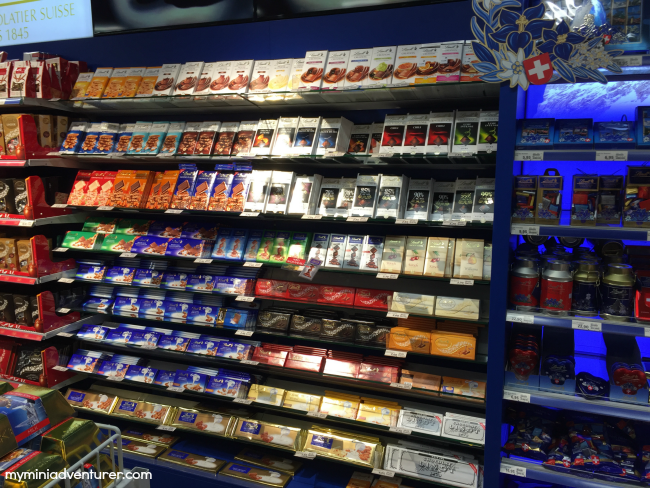 Coop chocolate aisle