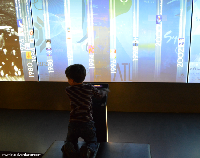 Olympic museum exhibit