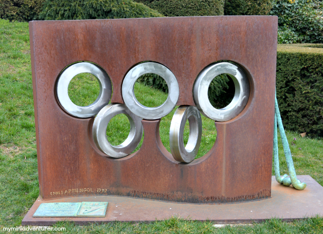 Olympic rings artwork
