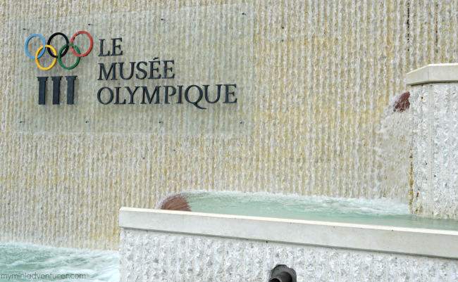 Olympics museum sign