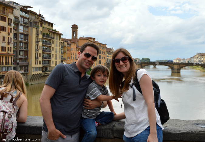 Florence on bridge