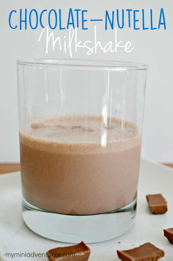Chocolate and Nutella Milkshake