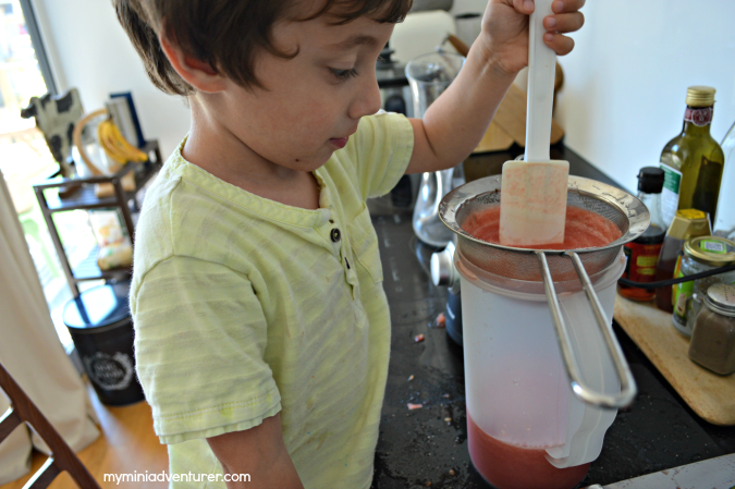 watermelon juice strainer