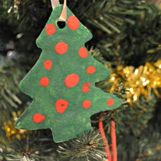 Salt Dough Christmas Trees