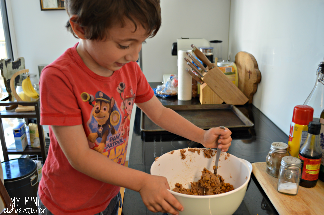 dog treats mixing