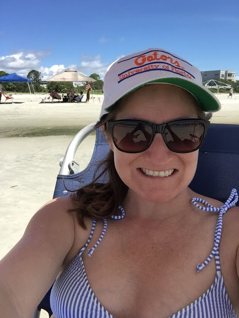 beach selfie