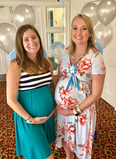 me and kim at baby shower