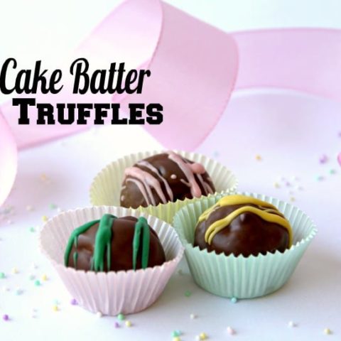 Image for Cake Batter Truffles (No Bake Cake Balls from Scratch)