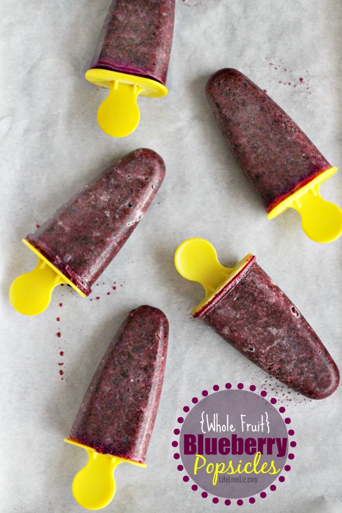 Image for {Whole Fruit} Blueberry Popsicles