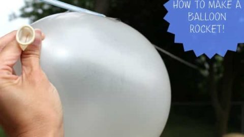 Image for How to make a fun Balloon Rocket to curb Summer Boredom
