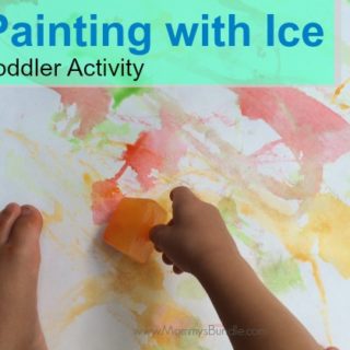 Image for A Colorful Painting with Ice Activity for Toddlers & Preschoolers