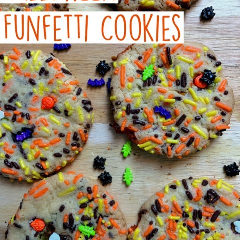 Halloween Funfetti Cookies