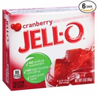 JELL-O Cranberry Gelatin Dessert Mix