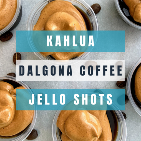 Kahlua Dalgona Coffee Jello Shots