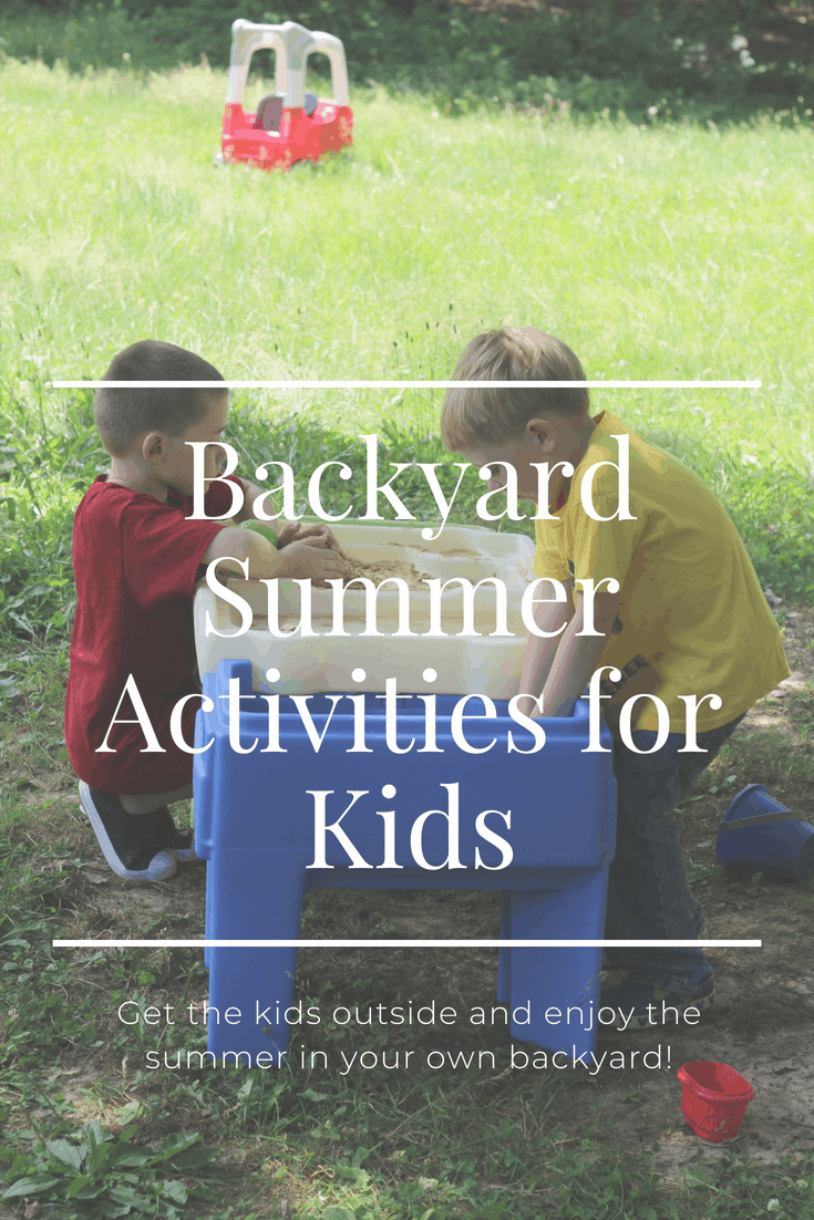 Image for Amazing Backyard Summer Activities for Kids