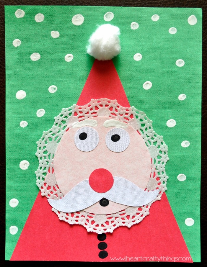 Image for Adorable Kids Santa Craft for Christmas