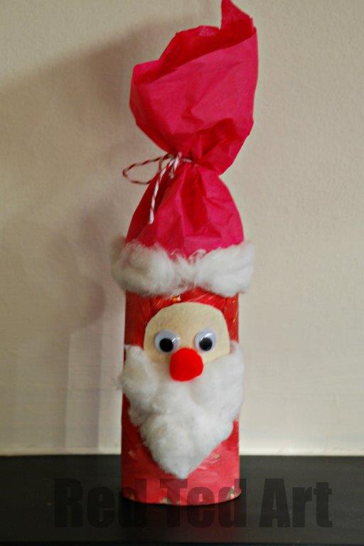 Image for Toilet Roll Santa (Nikolo) - Red Ted Art - Make crafting with kids easy & fun