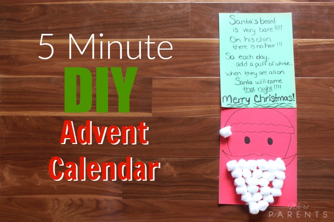 Image for 5 Minute Santa DIY Advent Calendar