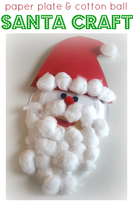 Image for Paper Plate Santa Craft For Kids