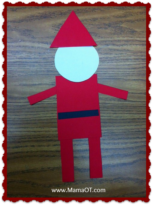 Image for Santa Fine Motor Craft {Photo Friday} -