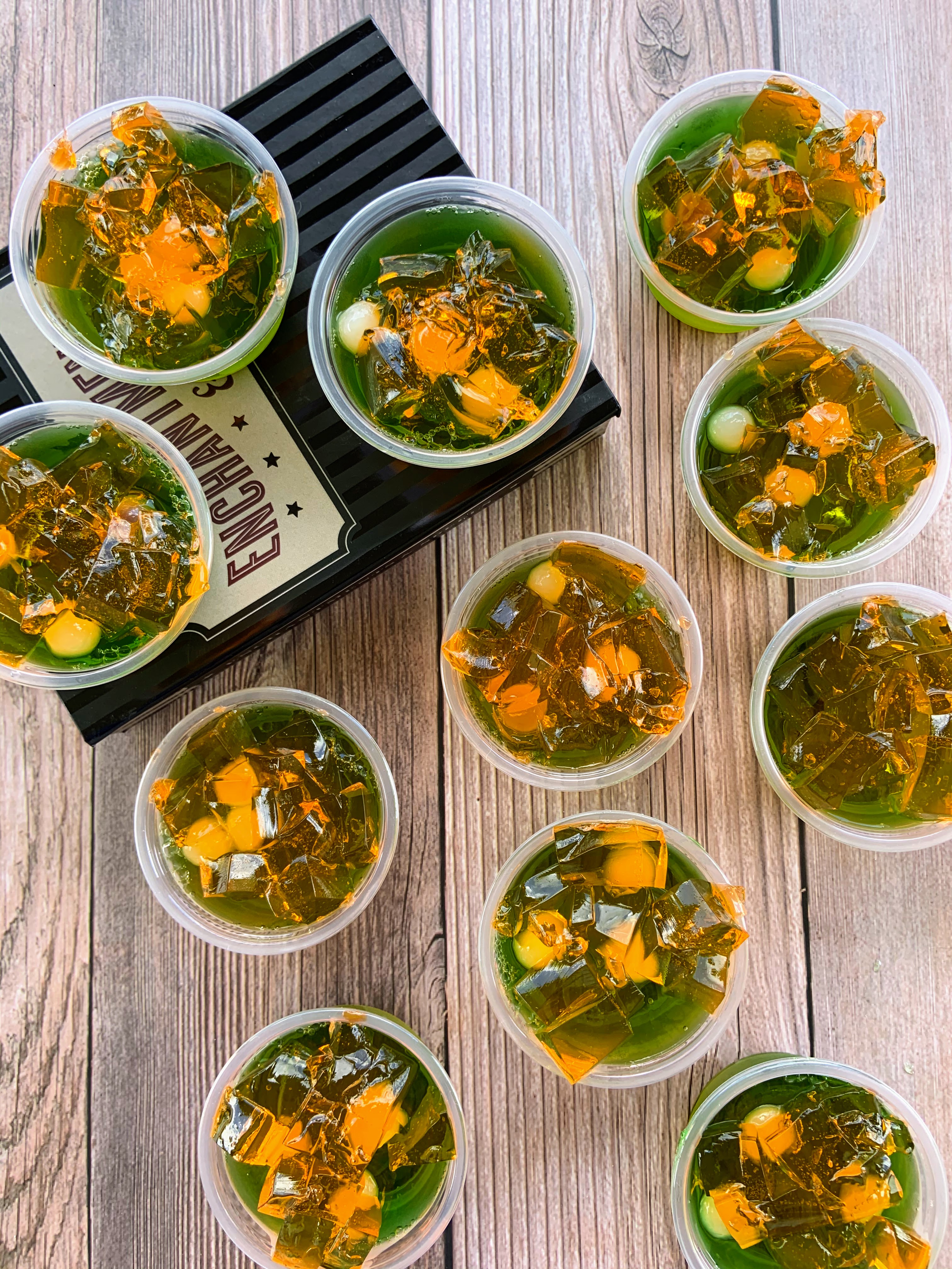 Polyjuice Potion Jello Shots