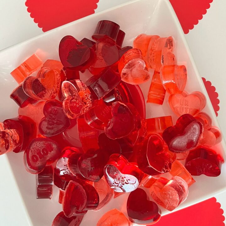 Conversation Heart Boozy Gummies