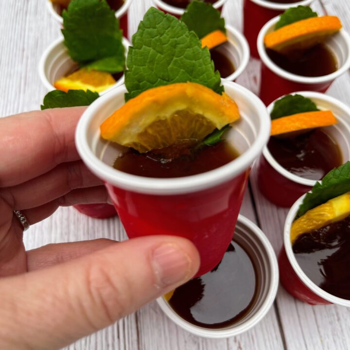 Pimm's Cup Gelatin Shots